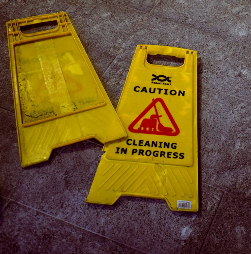 gallery/wet floor signs
